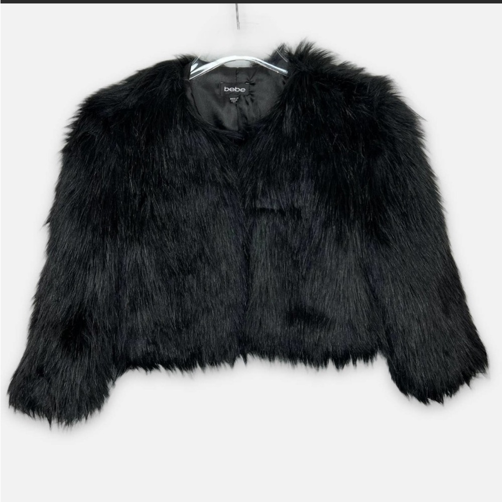 Bebe Faux Fur Jacket small